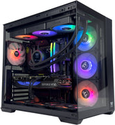 LunarX Gaming PC - Intel Core i9 14900KF 24 Cores 32 Threads, NVIDIA RTX 5070 Ti 16GB, 32GB DDR5 RAM 6000MHz, 1TB SSD Gen 4, 850W Gold PSU, 360mm Liquid Cooler, Wi-Fi + BT