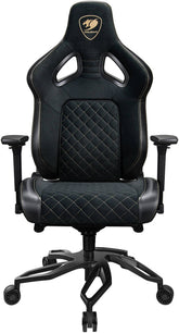 Cougar TITAN PRO V2 Gaming Chair, Velvet Fabric Surface, 4D Armrests Direction, LiftBack Support, Plush Velvet Upholstery, Class 4 Gas Lift Cylinder, Adjustable Design, Black | 3MT2FGLB.0001