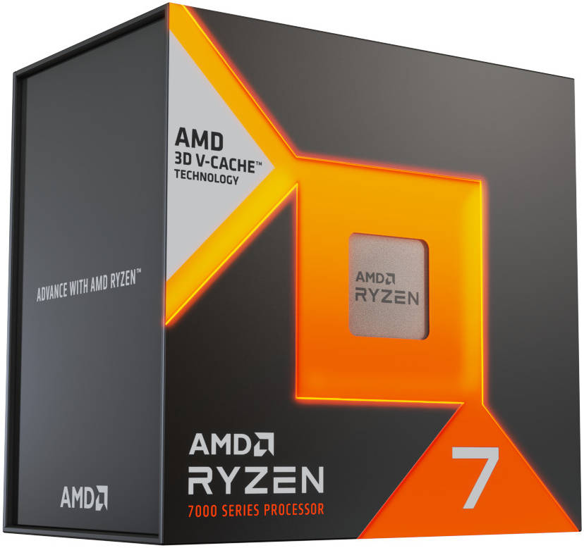 AMD Ryzen 7 7800X3D AM5 Desktop Processor with AMD Radeon Graphics, 8 Cores & 16 Threads, 5 GHz Max Boost Clock, 8MB L2 & 96MB L3 Cache, DDR5 Memory & 128GB Max Capacity