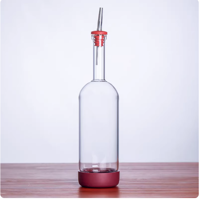 A Cocktail With Bottomed Fruit Juice Drink In A Wine Bottle