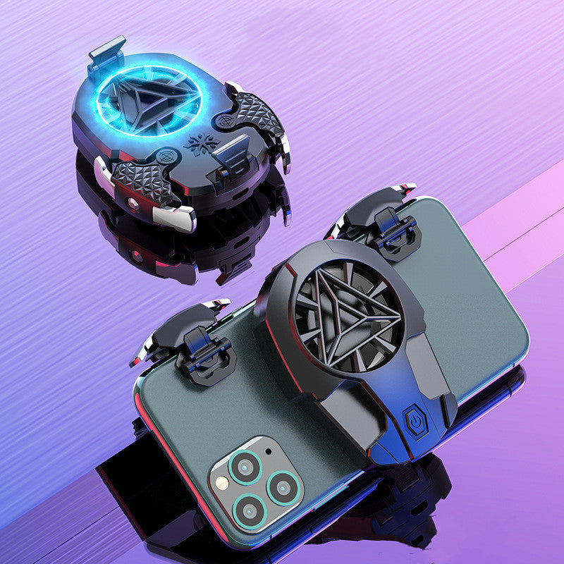Mobile Phone USB Game Cooler System Cooling Fan Gamepad Compatible With Apple, Multi-function