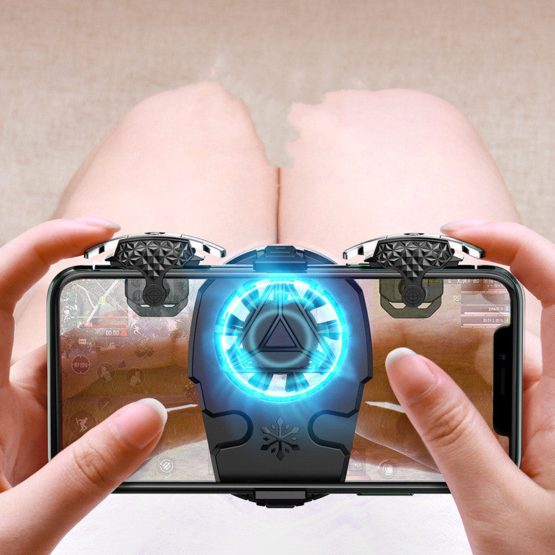 Mobile Phone USB Game Cooler System Cooling Fan Gamepad Compatible With Apple, Multi-function