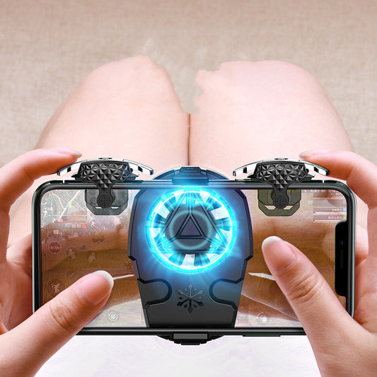Mobile Phone USB Game Cooler System Cooling Fan Gamepad Compatible With Apple, Multi-function