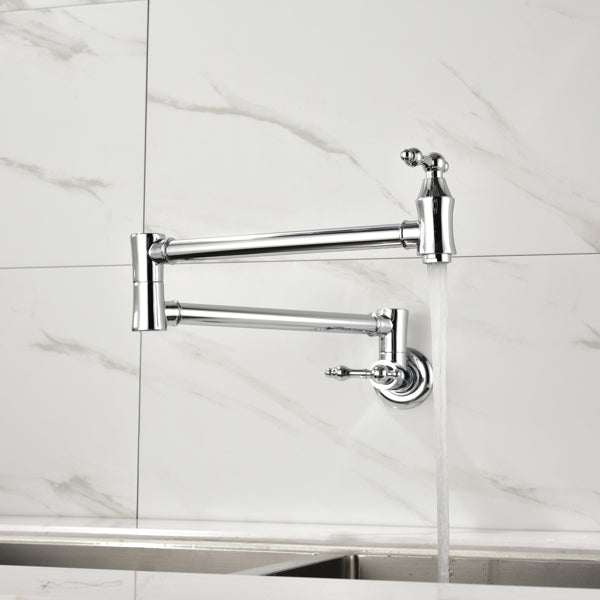 Kitchen Folding Faucet  21-inch reach with 360-degree rotation offers