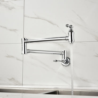 Kitchen Folding Faucet  21-inch reach with 360-degree rotation offers