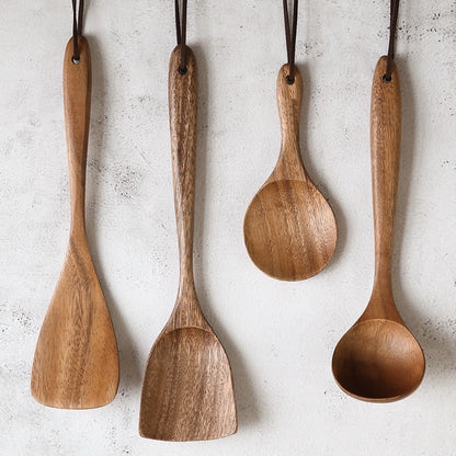 Household Wooden Shovel Kitchenware Set