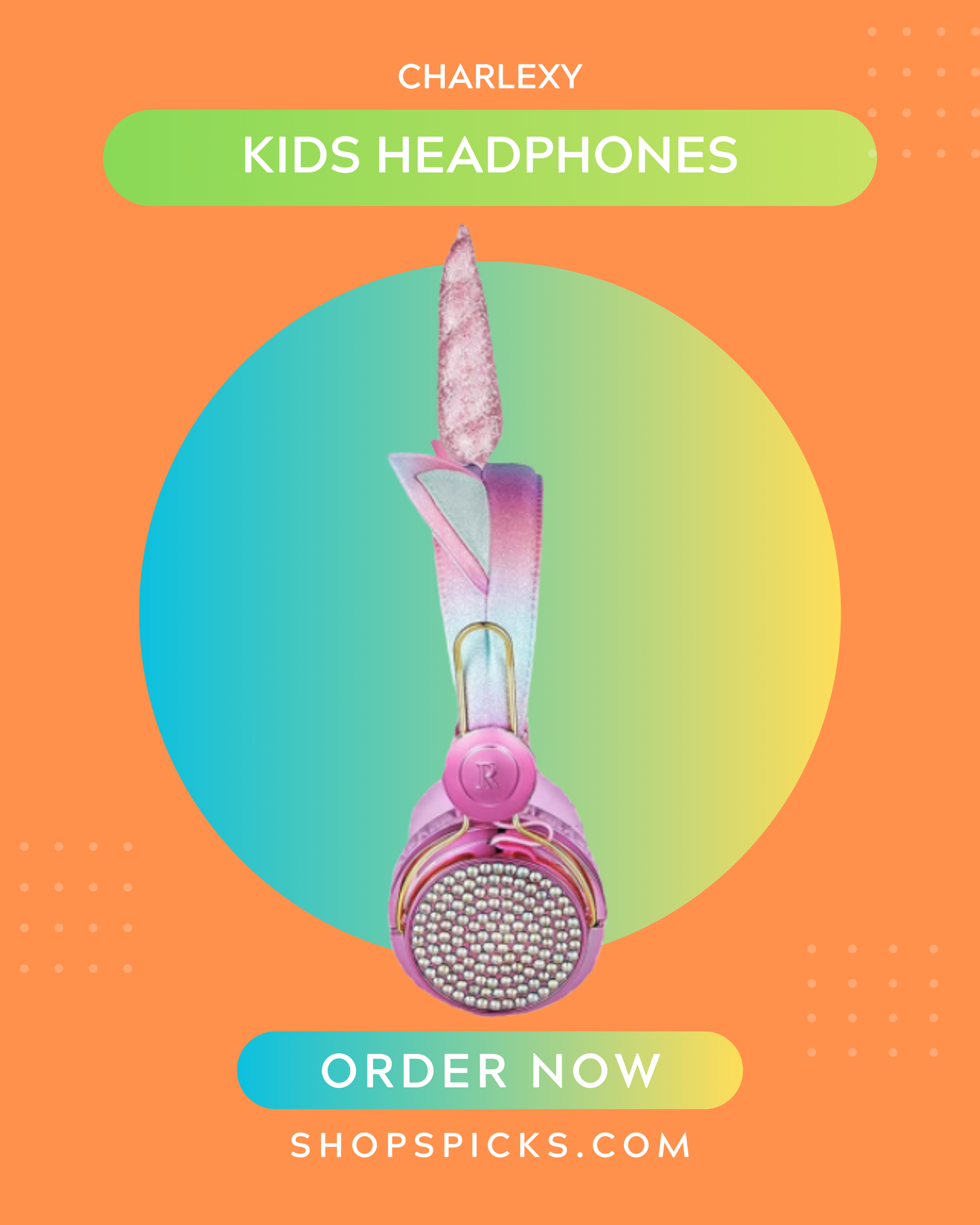 CHARLEXY Kids Headphones – Volume-Limited Safe Audio for Children