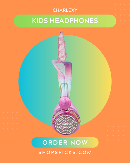 CHARLEXY Kids Headphones – Volume-Limited Safe Audio for Children