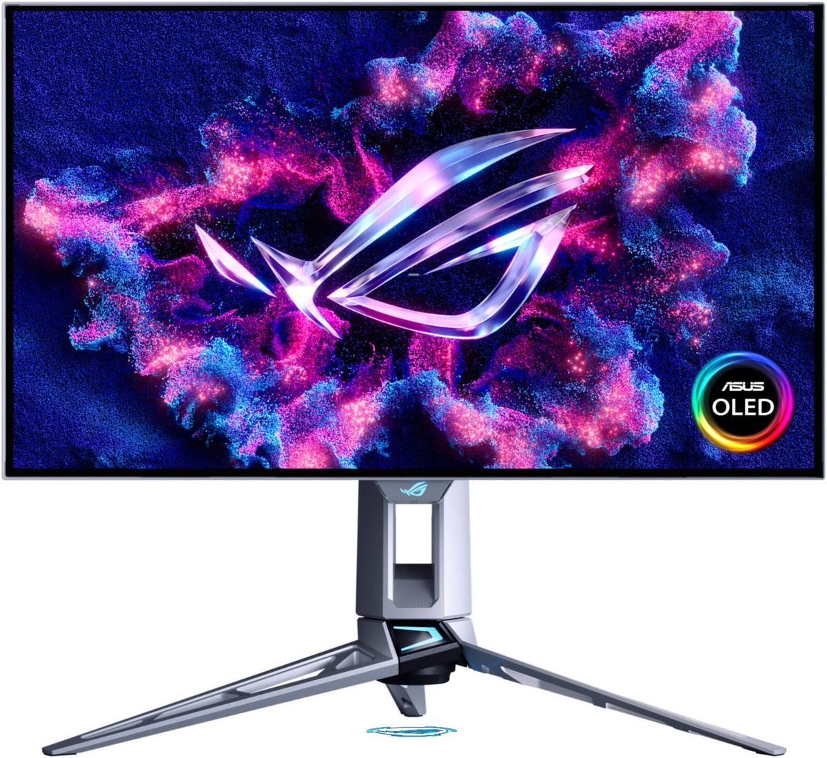 ASUS ROG Swift OLED PG27AQWP-W Gaming Monitor, 27" WOLED Display, DualQHD Resolution, 540Hz Refresh Rate, 0.02ns (GtG) Response Time, FreeSync Premium Pro & G-SYNC Compatible | PG27AQWP-W