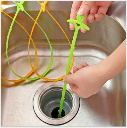 Kitchen pipe cleanning dredging hook cleaning tool designed for effective drain maintenance
