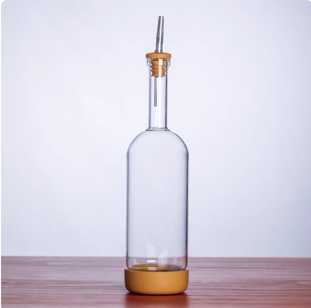 A Cocktail With Bottomed Fruit Juice Drink In A Wine Bottle