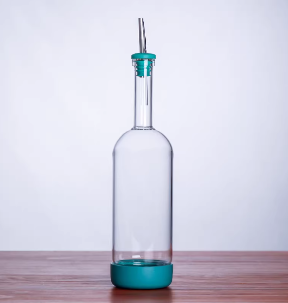A Cocktail With Bottomed Fruit Juice Drink In A Wine Bottle