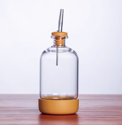 A Cocktail With Bottomed Fruit Juice Drink In A Wine Bottle