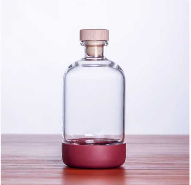 A Cocktail With Bottomed Fruit Juice Drink In A Wine Bottle