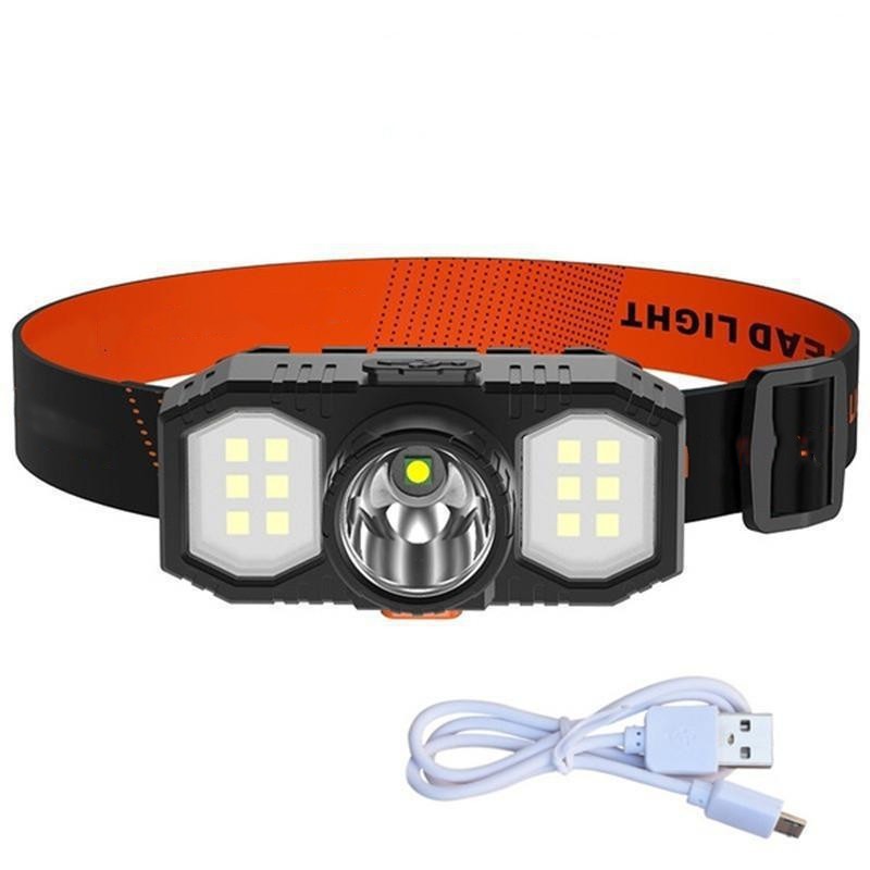 Mini Usb Rechargeable Head-mounted Lamp Strong Light Miner's Lamp Small Headlight