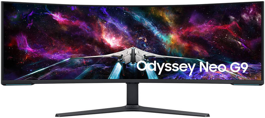 SAMSUNG 57" Odyssey Neo G9 G95NC Dual UHD Curved Gaming Monitor, Quantum Matrix, 240Hz / 1ms(GTG), 1B Color, Display HDR1000 , AMD FreeSync Premium Pro, HDMI / DP / USB Hub 3.0, White | LS57CG952NMXUE