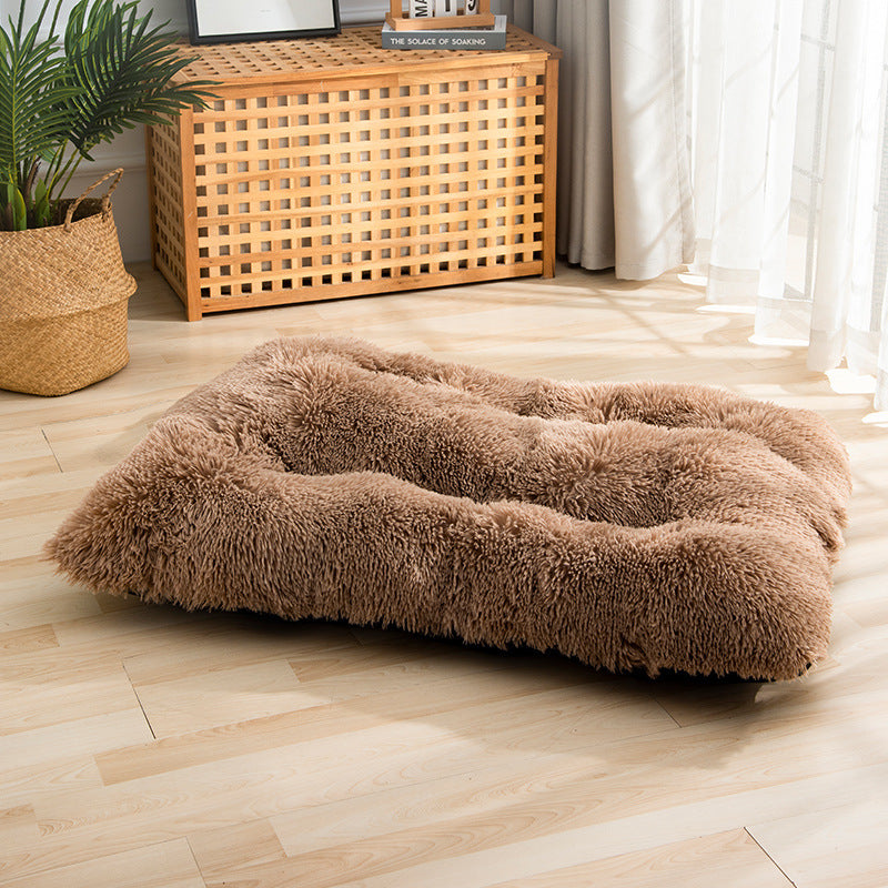 Household Fashionable Plush Pet Nest cloth material, this cozy pet nest provides the perfect retreat for your furry companion