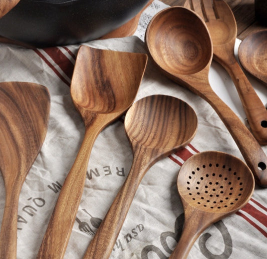 Household Wooden Shovel Kitchenware Set