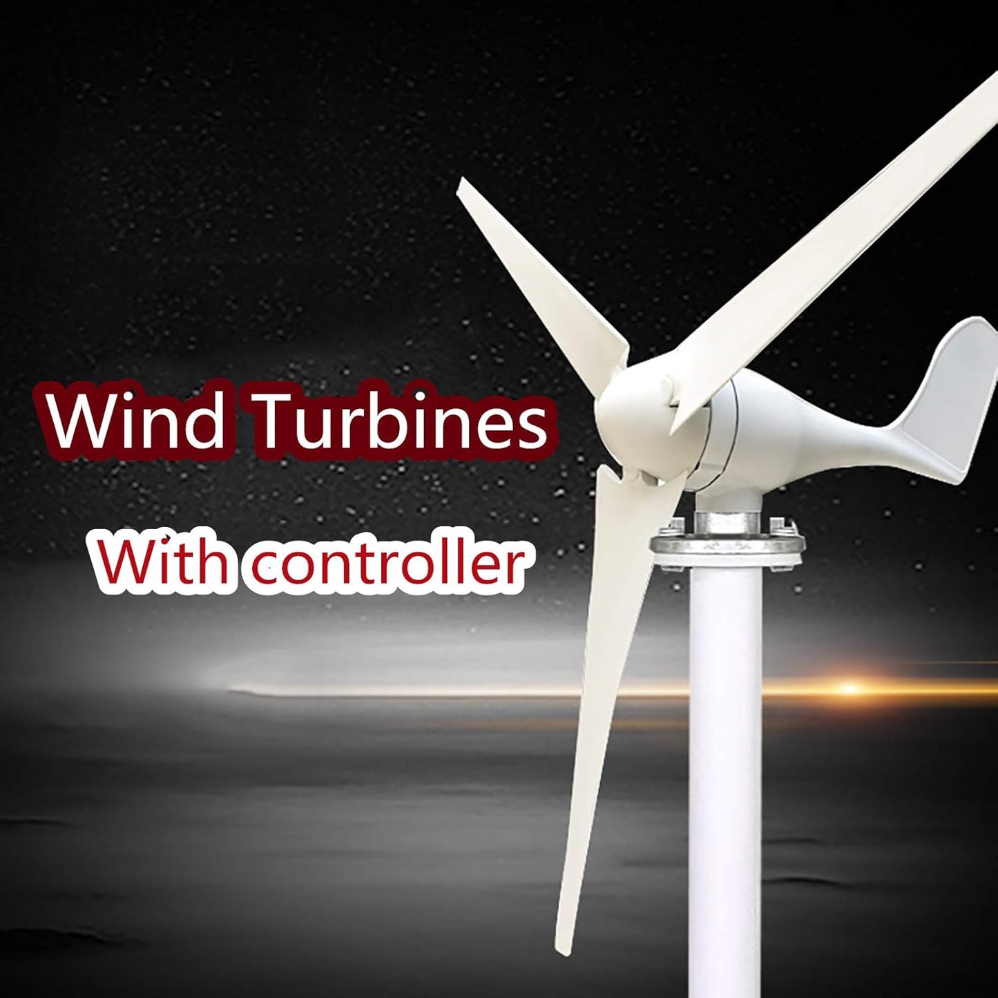 Small Wind Solar Generator Marine Monitoring Street Lamp