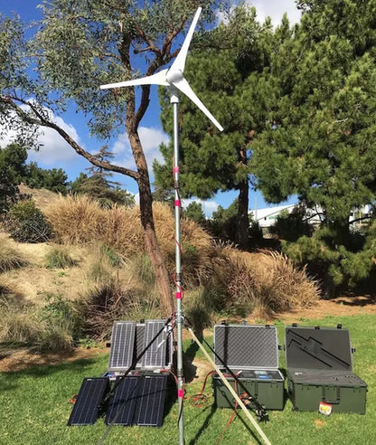 Small Wind Solar Generator Marine Monitoring Street Lamp
