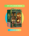 Owl Bookstore Wooden Assembly DIY Handmade Book Stand