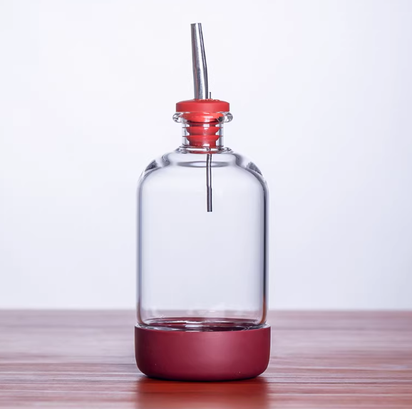 A Cocktail With Bottomed Fruit Juice Drink In A Wine Bottle